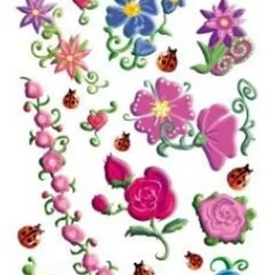 Tatuaże Usuwalne Avery ZDesigner No.56691 Kwiaty