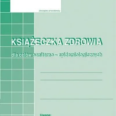 Książeczka Zdrowia Sanit.-Epid. A6 Offset 530-5 /MiP