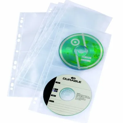 Obwoluta na 4 CD/DVD Cover Light S 5szt. /Durable 528219