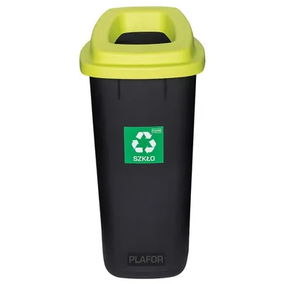 Kosz na Śmieci SORT BIN 90L Zielony Szkło / Plafor