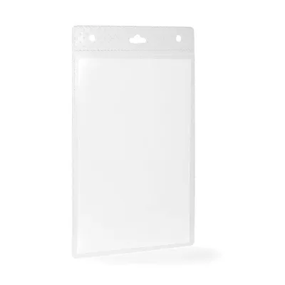 Identyfikator A6 z Kieszenią na Wizytówki 20szt. Przezroczysty /Durable 852619