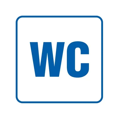 Znak TDC Toaleta Wc /TDC