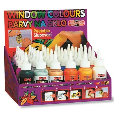 Farba Witrażowa 60ml 9742001 Żółta /Koh-I-Noor