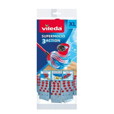 Mop Vileda SuperMocio 3 Action Velour Wkład
