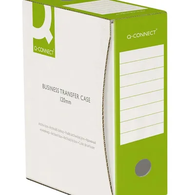 Pudło Archiwizacyjne Q-Connect Karton A4/120mm Zielone