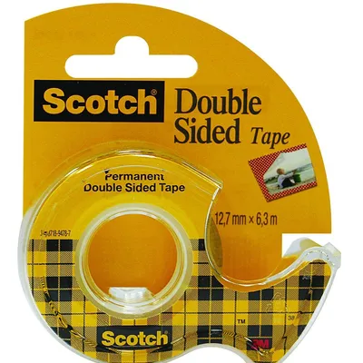 Taśma Dwustronna Scotch 12mm x 6,3m Transparent /3M
