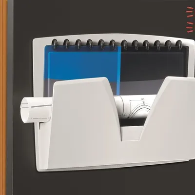 Półka Naścienna Cep Recaption Magnetyczna 361X86X270mm Jasnoszara