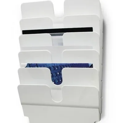 Pojemniki Na Dokumenty FlexiPlus A4 Poziome 6szt. Białe /Durable 1700014011