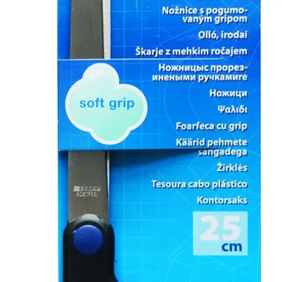 Nożyczki Biurowe Donau Soft Grip 25Cm Niebieskie
