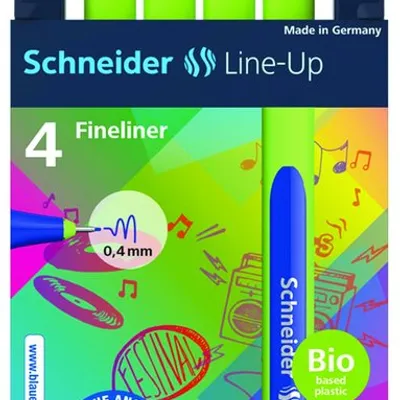 Cienkopis Schneider Line-Up 0.4mm 4Kol / SR191094