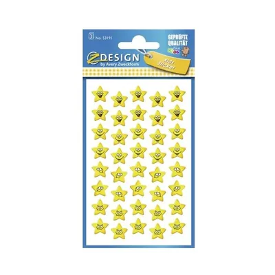 Naklejki Ozdobne Avery ZDesign No.53191 Gwiazdki/Buźki
