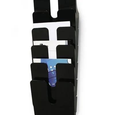 Pojemniki Na Dokumenty FlexiPlus A4 Pionowe 6szt. Czarny /Durable 1700008061