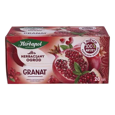 Herbata Herbapol Herbaciany Ogród 20 Torebek Granat