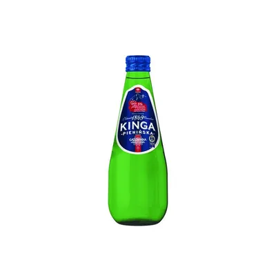 Woda Mineralna Kinga Pienińska Gazowana Butelka Szklana Zielona 0,33L