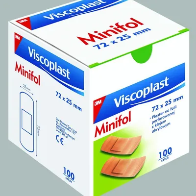 Plastry Viscoplast Minifol 72X25Cm 100Szt.