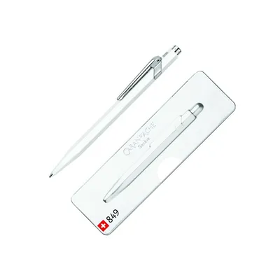 Długopis Caran D'Ache 849 Pop Line Fluo M W Pudełku Biały