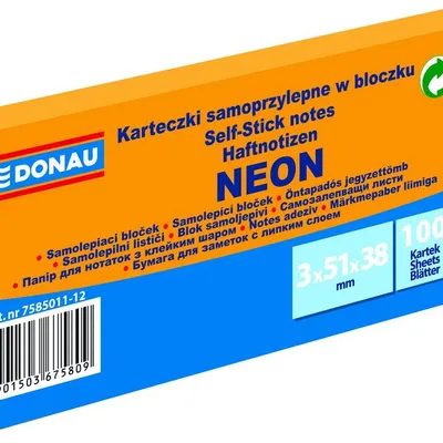 Bloczek Samoprzylepny 51x38 3szt. Pomarańczowy Neon /Office Products