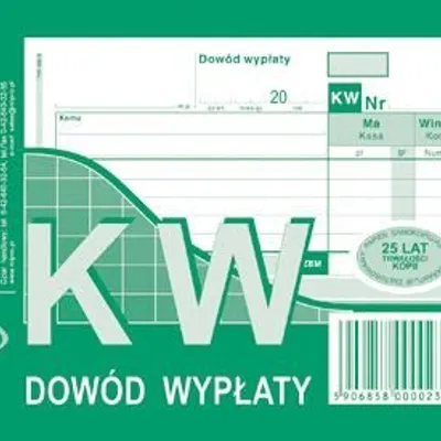 KW Dowód Wypłaty A6 Wielok. 402-5 /MiP