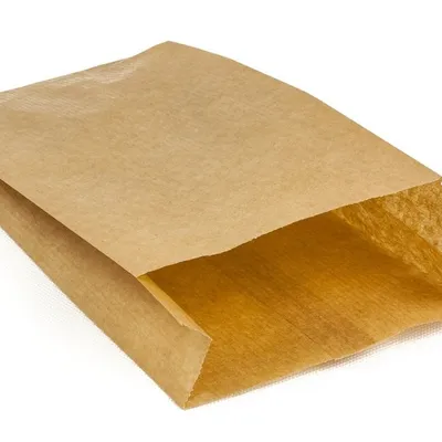 Torebka Papierowa z Fałdą Brąz 280x150x65mm A'1000