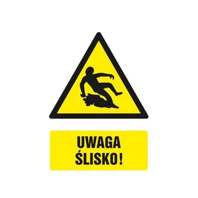 Znak TDC Uwaga Ślisko /TDC