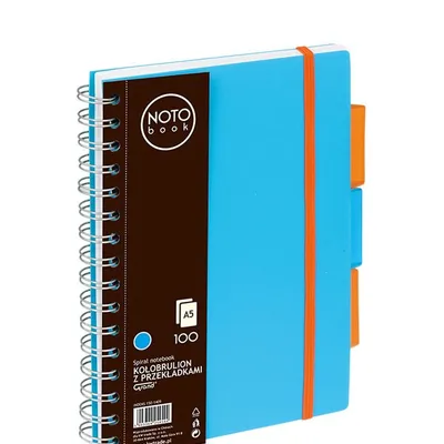 Kołobrulion Grand NOTObook A5 100 niebieski kratka