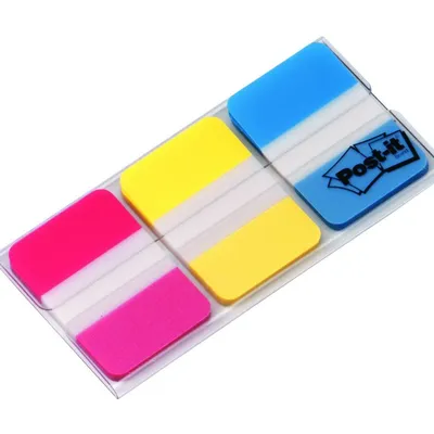 Zakładki Indeksujące Post-It Do Archiwizacji (686-Ryb) Pp Silne 38X25Mm 3X22 Kart. Mix Kolorów
