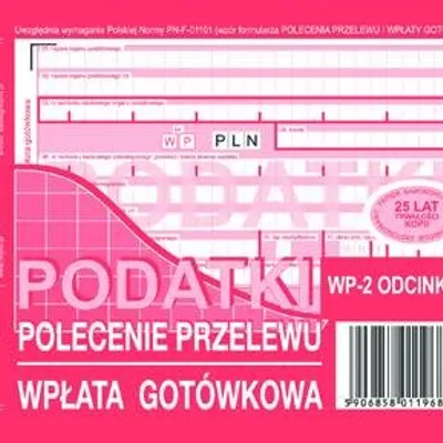 Polecenie Przel. Podatki A6 (2-odc.) 471-5 /MiP