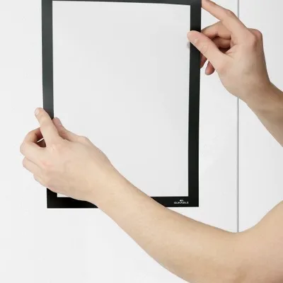 Ramka Informacyjna na Powierzchnie Szklane Duraframe Sun A4 2 szt. Czarna /Durable 484101