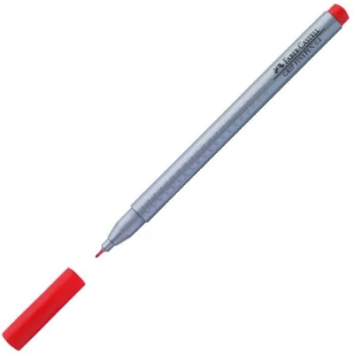 Cienkopis Grip Czerwony Faber-Castell