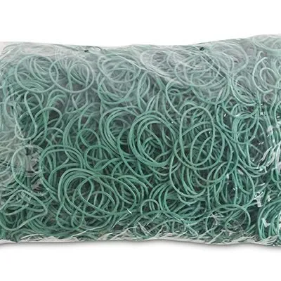 Gumki Recepturki Office Products Średnica 40mm 15X15mm 60% Kauczuku 1000G Zgrzewka Zielone