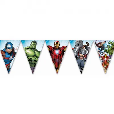 Banner "Mighty Avengers", flagi /GoDan