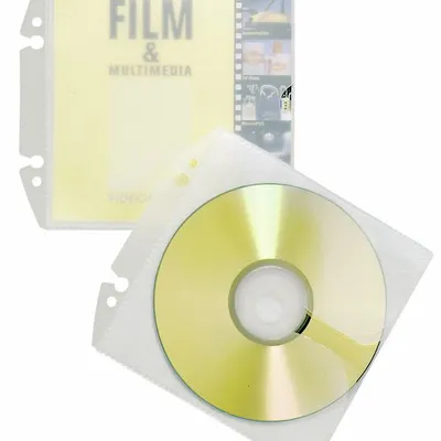 Kieszenie Na CD Do Segregatora CD Cover Easy 10szt. Przezroczyste /Durable 522319
