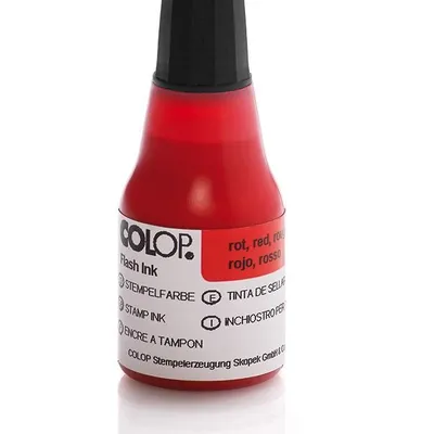 Tusz do Pieczątek Flashowych EOS 25ml Czerwony /Colop