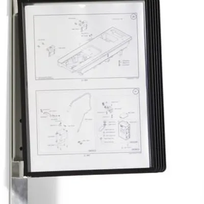 Zestaw Ścienny Vario Magnet Wall 5 5 Paneli Moduł Magnetyczny Czarny /Durable 591401