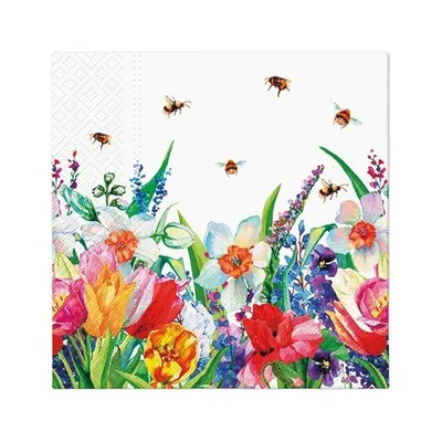 Serwetki 33x33cm A'20 (SDL143000) Meadow with Bees /Paw