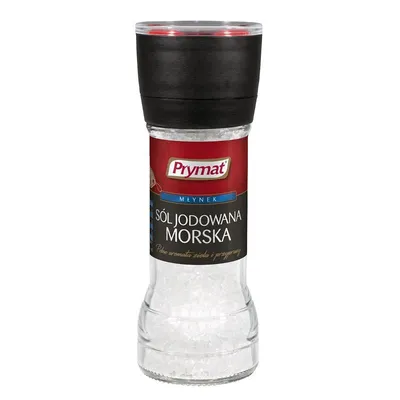 Sól Morska Jodowana Prymat Młynek 110G