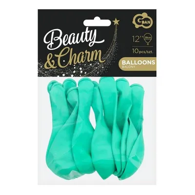 Balony Beauty&Charm, pastelowe morskie 12"/ 10 szt. /GoDan