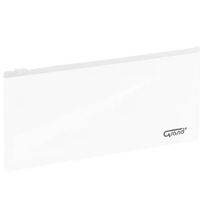 Koperta z zamkiem strunowym 240x118mm GRAND GR-P053 biała