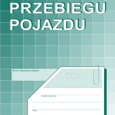 Ewidencja Przebiegu Pojazdu A5 Offset V60 Nowość /MiP