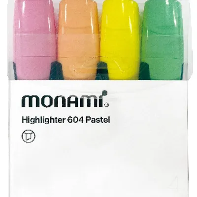 Zakreślacz 604 4 kol. Pastel MonAmi (2063249504)