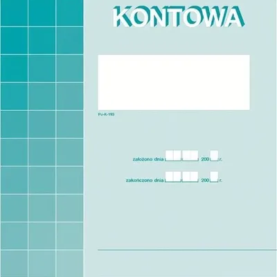 Księga Kontowa A4 430-1 /MiP
