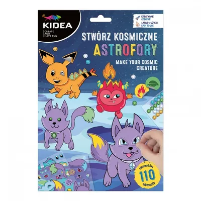 Zestaw Kreatywny Stwórz Kosmiczne Astrofory /Kidea
