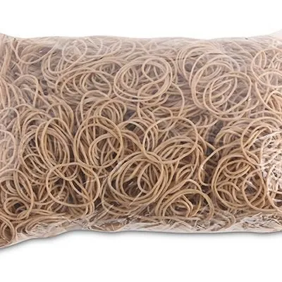 Gumki Recepturki Office Products Średnica 40mm 15X15mm 60% Kauczuku 1000G Zgrzewka Naturalne