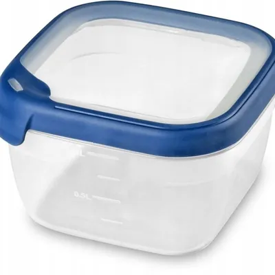 Pojemnik kwadratowy niebieski Curver 1,2L Grand chef eco line 252281 /Curver