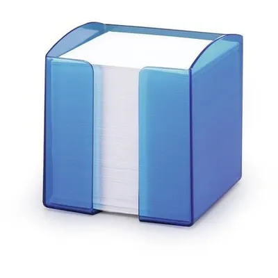 Pojemnik z Karteczkami Trend 90x90mm 800szt. Niebieski Przezroczysty /Durable 1701682540
