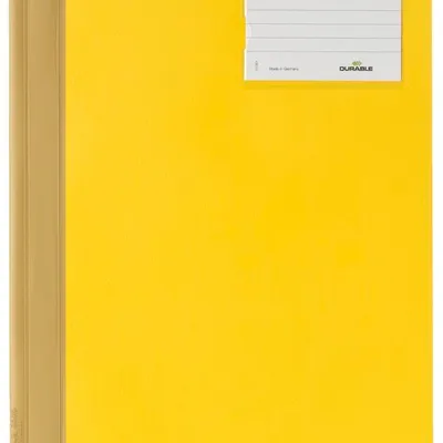 Skoroszyt A4+ PVC Opaque Nieprzezroczysty 200 Kartek Żółty /Durable 250004