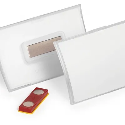 Identyfikatory magnetyczne seria Click Fold 54 x 90 mm op. 10 szt / Durable