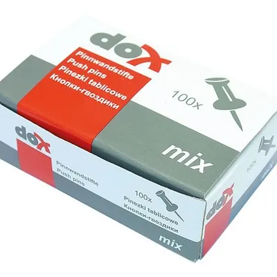 Pinezki Beczułki Office Products 100Szt. Mix Kolorów