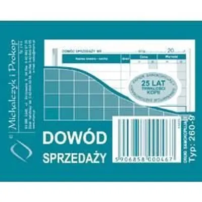 Dowód Sprzedaży (Paragon) A7 Wielok. Poziom 260-9 /MiP