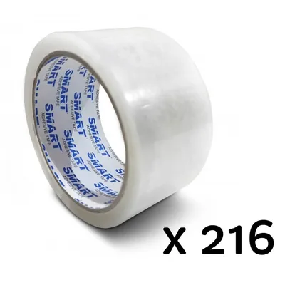 Taśma Pakowa 48x66y Akryl Smart Transparent 216sztuk